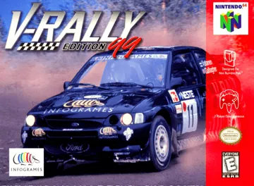 V-Rally Edition 99 (USA) box cover front